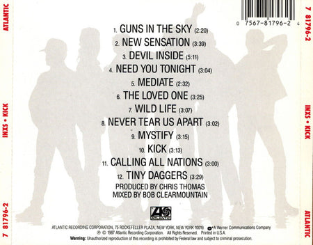 INXS : Kick (CD, Album)