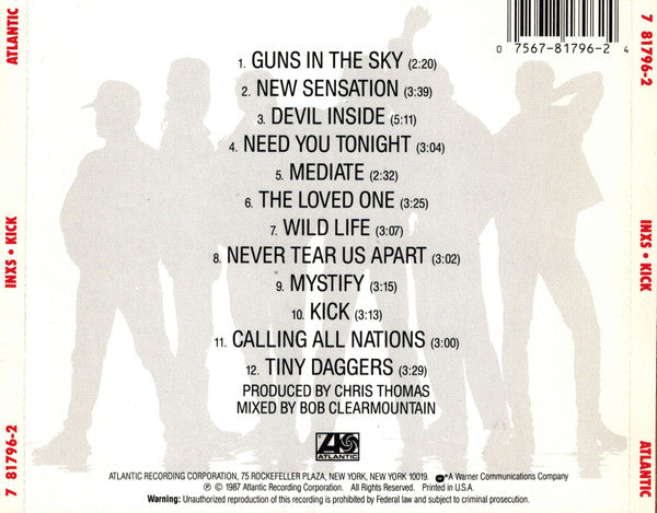 INXS : Kick (CD, Album)