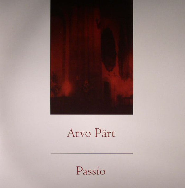 Arvo Pärt : Passio (2xLP, RE)
