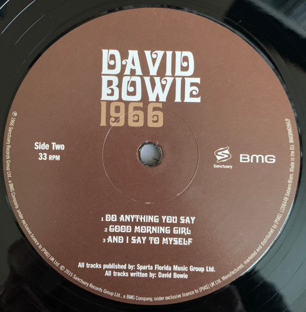 David Bowie : 1966 (LP, Comp, RE, 180)