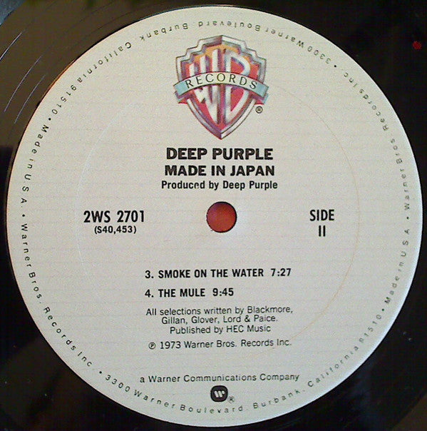 Deep Purple : Made In Japan (2xLP, Album, Club, RE, Gat)