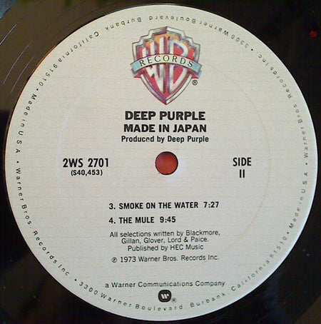 Deep Purple : Made In Japan (2xLP, Album, Club, RE, Gat)