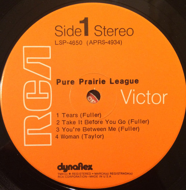 Pure Prairie League : Pure Prairie League (LP, Album, Ind)