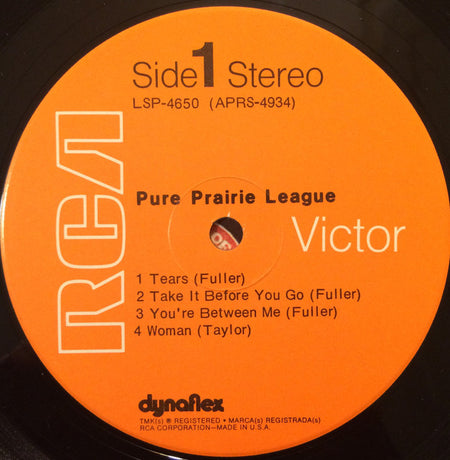 Pure Prairie League : Pure Prairie League (LP, Album, Ind)