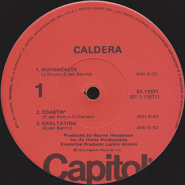 Caldera (2) : Caldera (LP, Album)