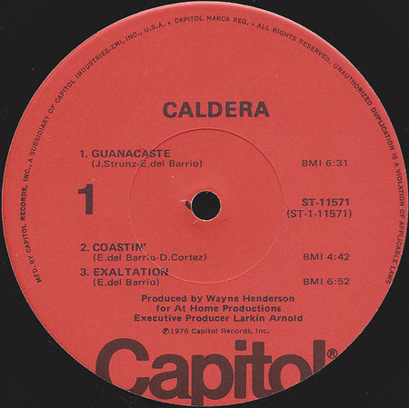 Caldera (2) : Caldera (LP, Album)