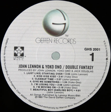 John Lennon & Yoko Ono : Double Fantasy (LP, Album, Spe)