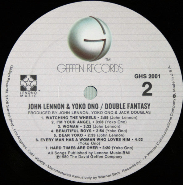 John Lennon & Yoko Ono : Double Fantasy (LP, Album, Spe)