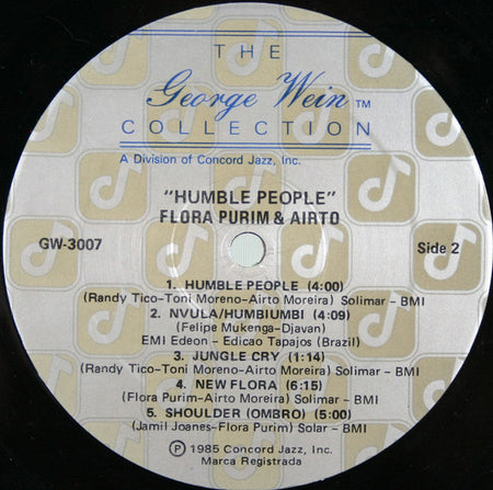 Flora Purim & Airto Moreira : Humble People (LP, Album)