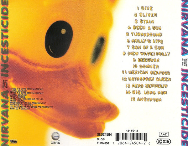 Nirvana : Incesticide (CD, Comp, RE)