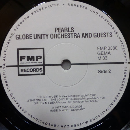 Globe Unity Orchestra And Guests : Pearls (LP, Album)