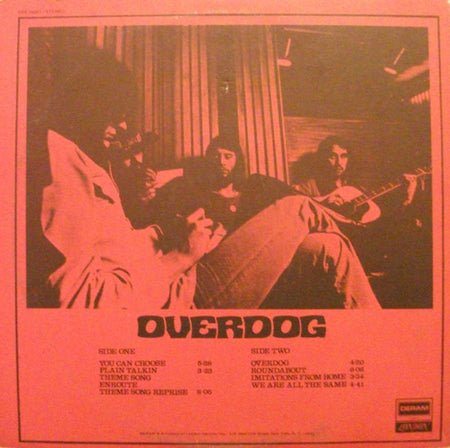 The Keef Hartley Band : Overdog (LP, Album, Wad)