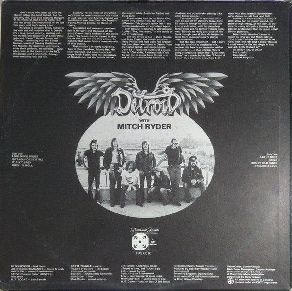 Detroit (2) : Detroit (LP, Album, Promo)