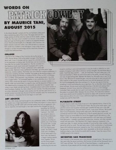 Patrick Cowley : Muscle Up (2xLP, Album, Comp, RM)