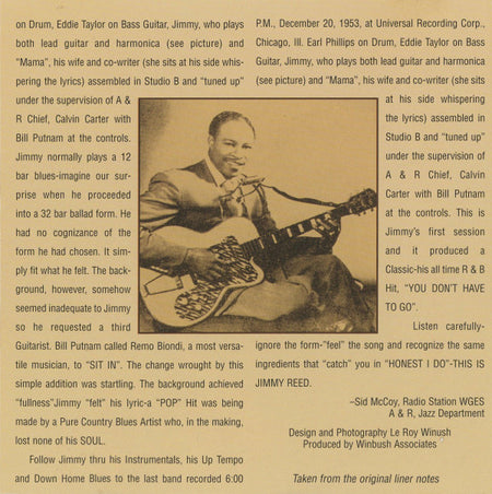 Jimmy Reed : I'm Jimmy Reed (CD, Album, RE)