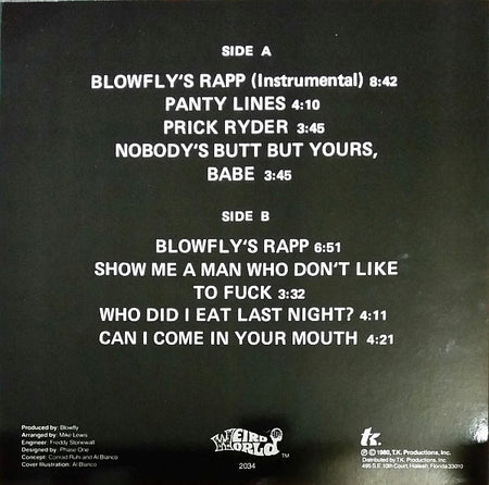 Blowfly : Blowfly's Party (LP, Album, RE, Ora)