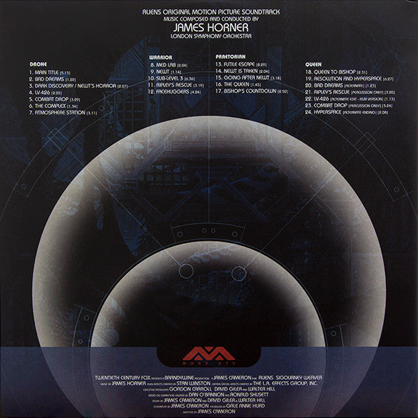 James Horner : Aliens (Original Motion Picture Soundtrack) (2xLP, Album, Ltd, Blu)