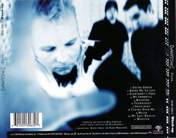 Evanescence : Fallen (CD, Album, RE, Cin)
