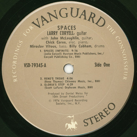 Larry Coryell : Spaces (LP, Album, RE)