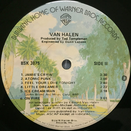 Van Halen : Van Halen (LP, Album, Jac)