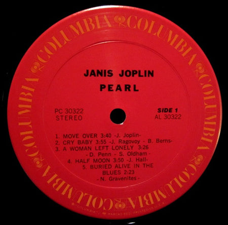 Janis Joplin : Pearl (LP, Album, RE)
