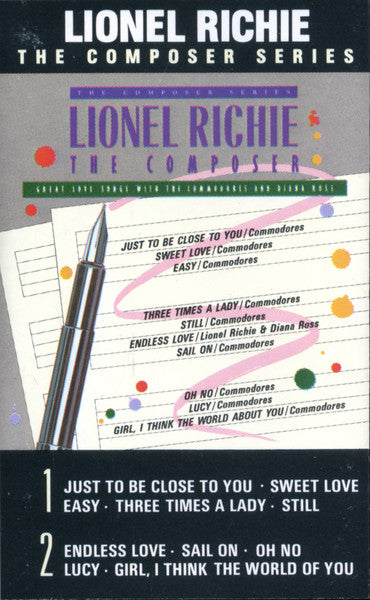 Lionel Richie : Great Love Songs With The Commodores & Diana Ross (Cass, Comp)