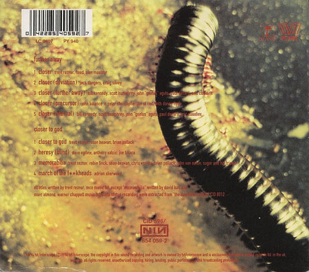 Nine Inch Nails : Closer: Further Away (CD, Single, 1/2)