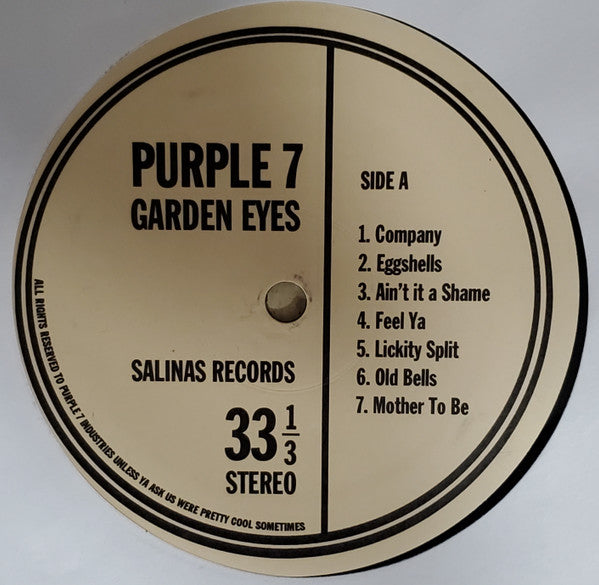Purple 7 : Garden Eyes (LP)