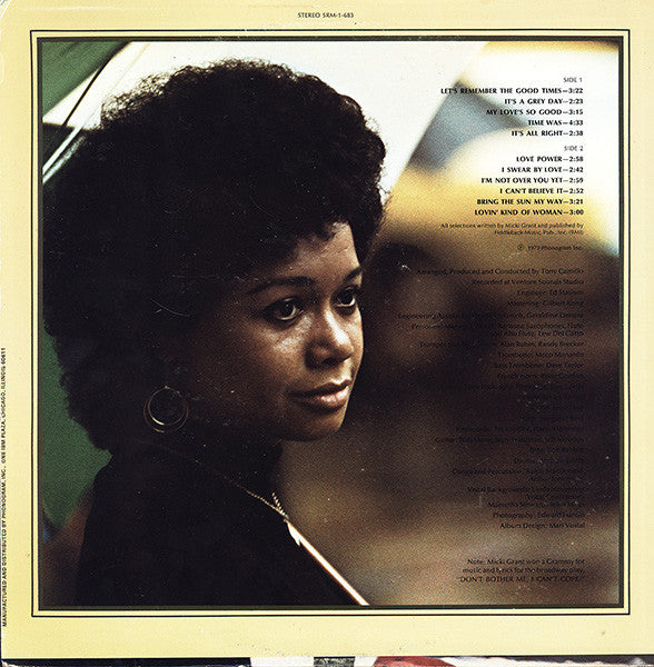 Micki Grant : Lovin' Kind Of Woman (LP, Album)