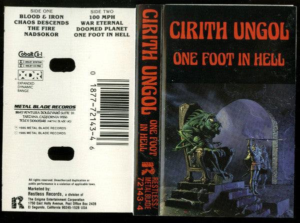 Cirith Ungol : One Foot In Hell (Cass, Album)