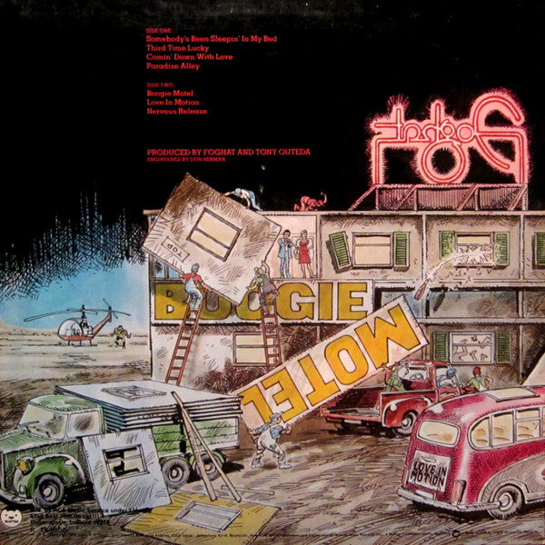 Foghat : Boogie Motel (LP, Album, Club)