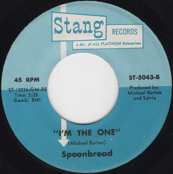 Spoonbread : How Can You Mend A Broken Heart / I'm The One (7")