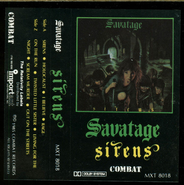 Savatage : Sirens (Cass, Album, RE, Cle)