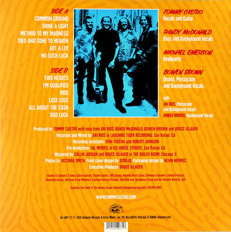 Tommy Castro And The Painkillers : Method To My Madness (LP, Album, Blu)