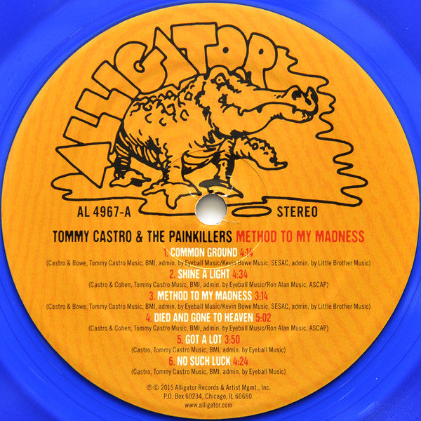 Tommy Castro And The Painkillers : Method To My Madness (LP, Album, Blu)