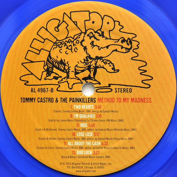 Tommy Castro And The Painkillers : Method To My Madness (LP, Album, Blu)
