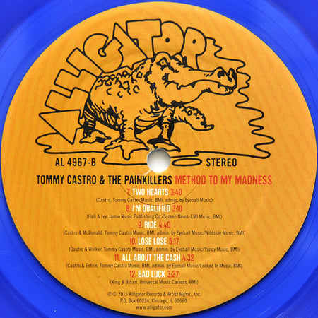 Tommy Castro And The Painkillers : Method To My Madness (LP, Album, Blu)
