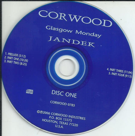 Jandek : Glasgow Monday (2xCD, Album)