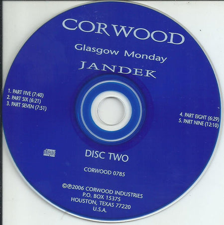 Jandek : Glasgow Monday (2xCD, Album)