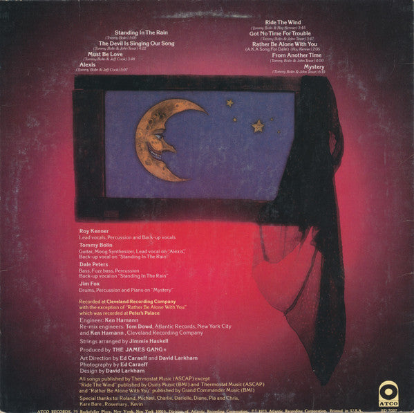 James Gang : Bang (LP, Album, RE, RP, MO)