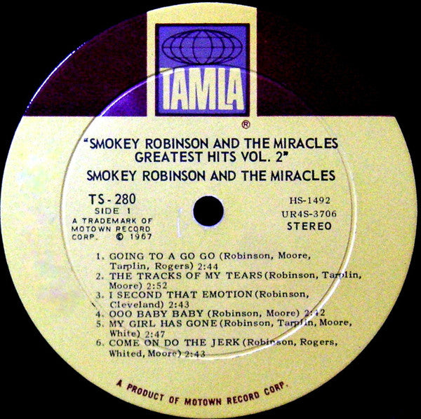 The Miracles : Greatest Hits Vol. 2 (LP, Comp)