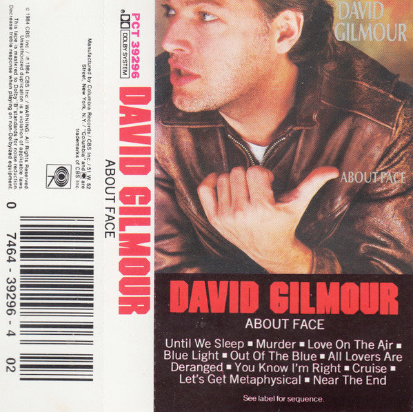 David Gilmour : About Face (Cass, Album)