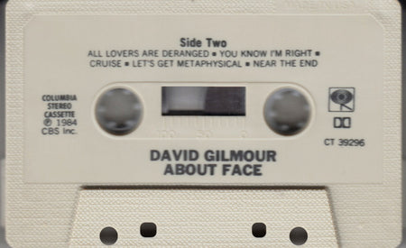 David Gilmour : About Face (Cass, Album)