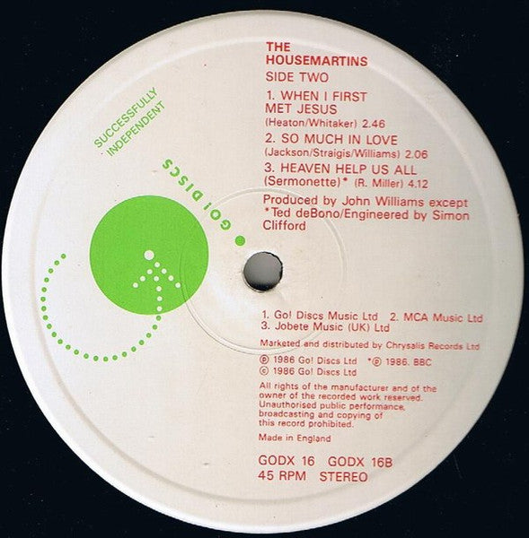 The Housemartins : Caravan Of Love (12", Single)