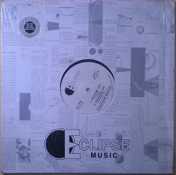 Microphone Masters : Too Cold Chillin' / Francine (12")