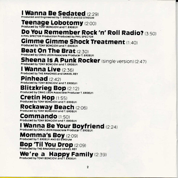 Ramones : Ramones Mania (CD, Comp, RE)
