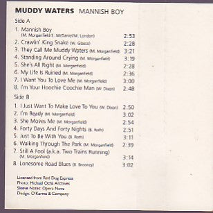 Muddy Waters : Mannish Boy (Cass, Comp, Dol)