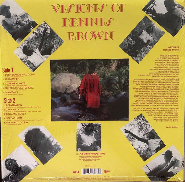 Dennis Brown : Visions Of Dennis Brown (LP, Album, RE)
