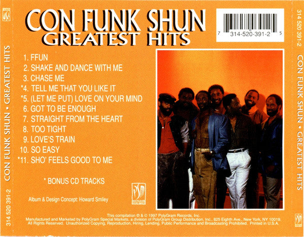 Con Funk Shun : Greatest Hits (CD, Comp, RE)