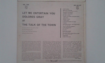 Dolores Gray : Let Me Entertain You (LP)